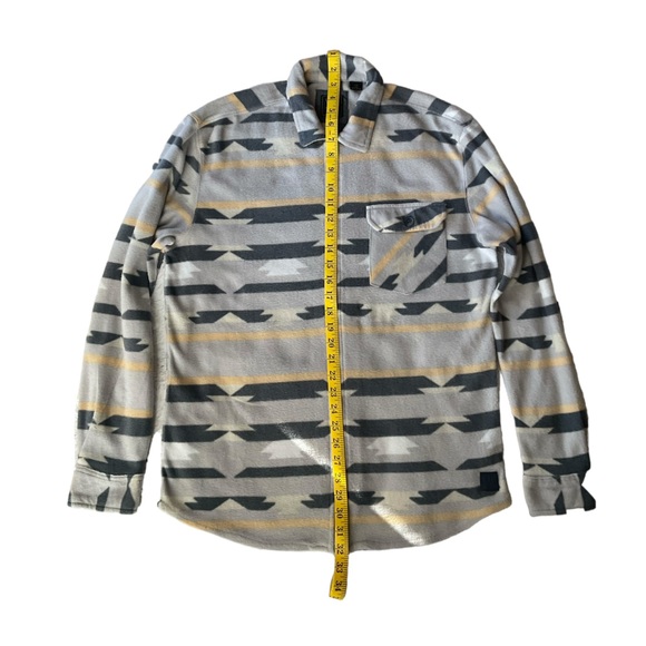 VTG 1946 Quilted Pattern Lined Shirt Jacket Grey Size Medium - Picture 11 of 12